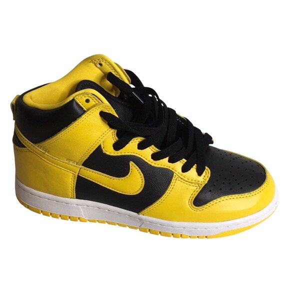 Nike Dunk High SP Iowa Varsity Maize Golden Rod Sz 6.5 Yellow Black CZ8149-002 - Picture 1 of 15
